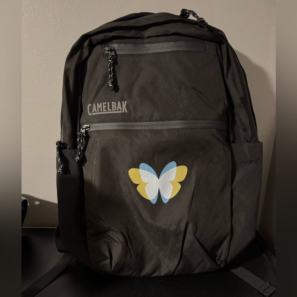 CamelBak LAX 15 inch computer Backpack black‎ with Butterfly Accent